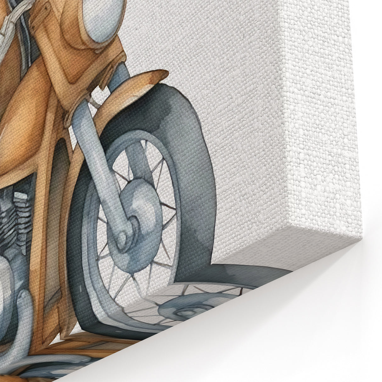 Adventure Teddy on a Motorcycle – Boys Room Wall Art