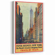 Vintage Travel Poster - Fifth Avenue New York Wall Art