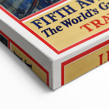 Vintage Travel Poster - Fifth Avenue New York Wall Art