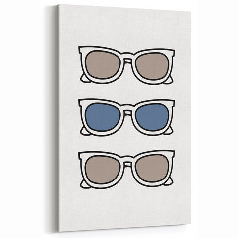 Cool Sunglasses Trio – Boys Trendy Wall Art