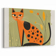 Retro Spotted Cat – Boys Room Wall Art