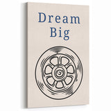 Dream Big – Motivational Boys Room Wall Art
