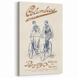 Vintage Travel Poster - Columbias Bicycle Wall Art