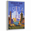 Vintage Travel Poster - 1934 Chicago World’s Fair Wall Art