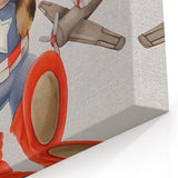 Superhero Puppy Boys Room Wall Art – Fun Kids Wall Art Prints