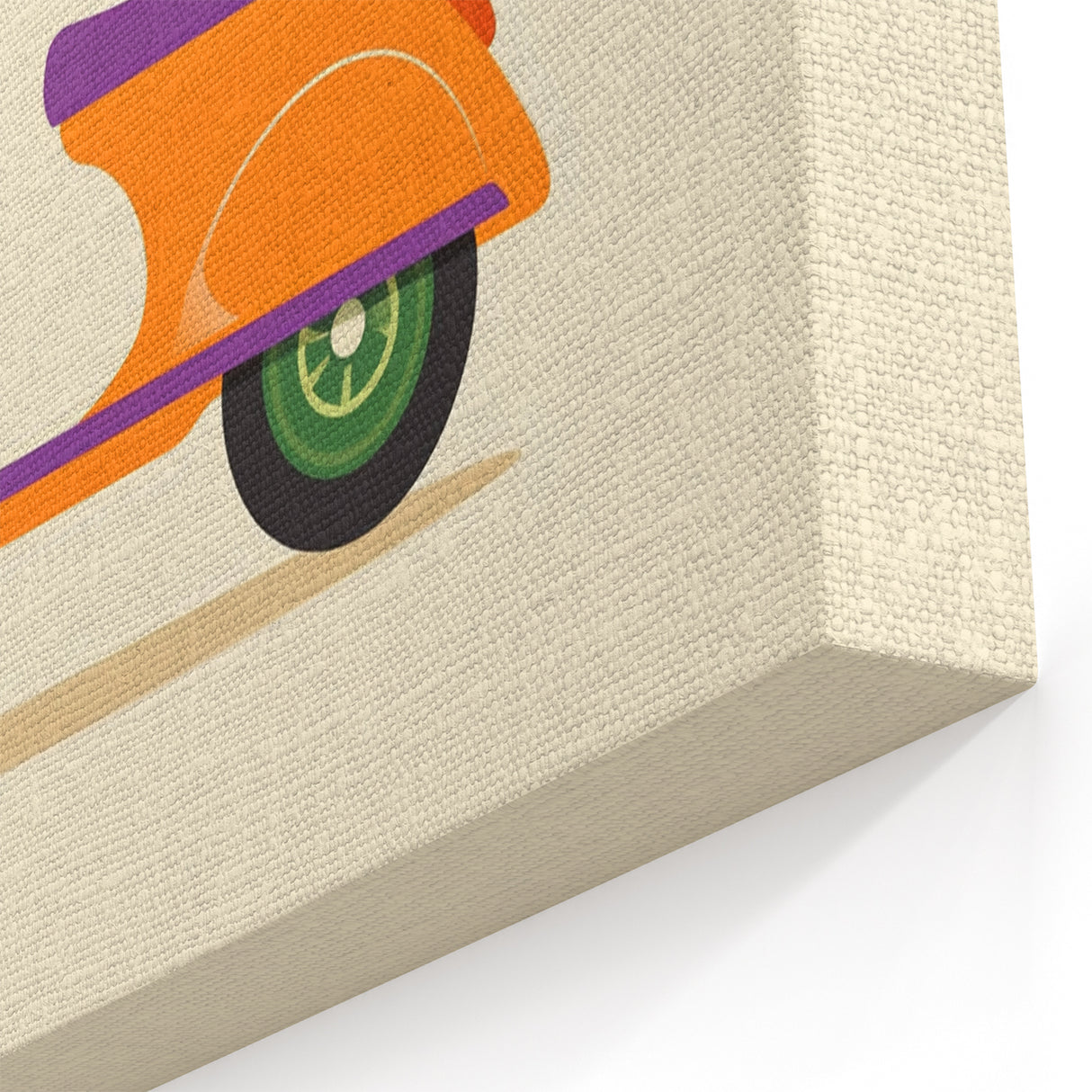 Retro Scooter Boys Wall Art – Fun Kids Room Decor Print
