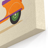 Retro Scooter Boys Wall Art – Fun Kids Room Decor Print