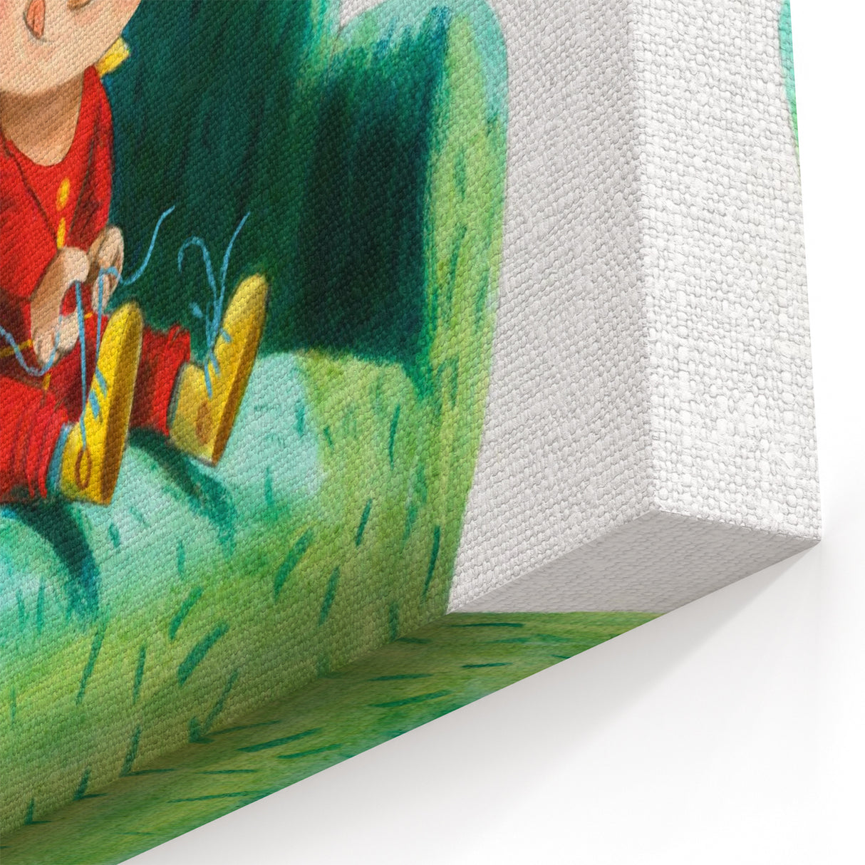 Nursery Wall Art - Superhero Boy Kids Room Art for Playroom
