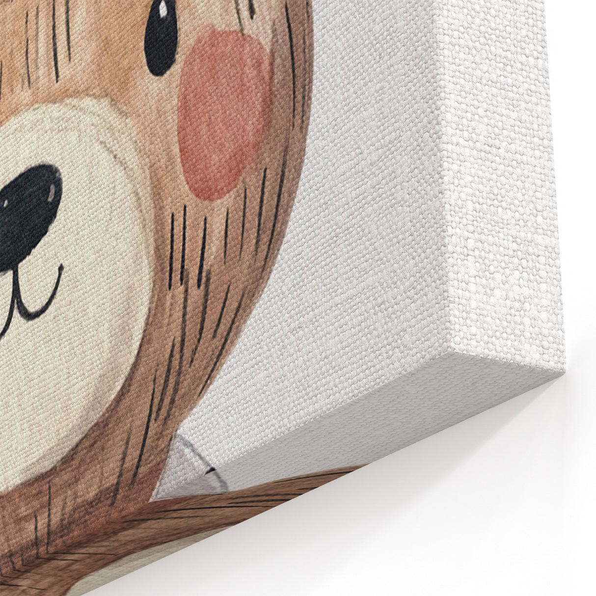 Boys Bedroom Art - Stylish Bear Kids Wall Art for Nursery