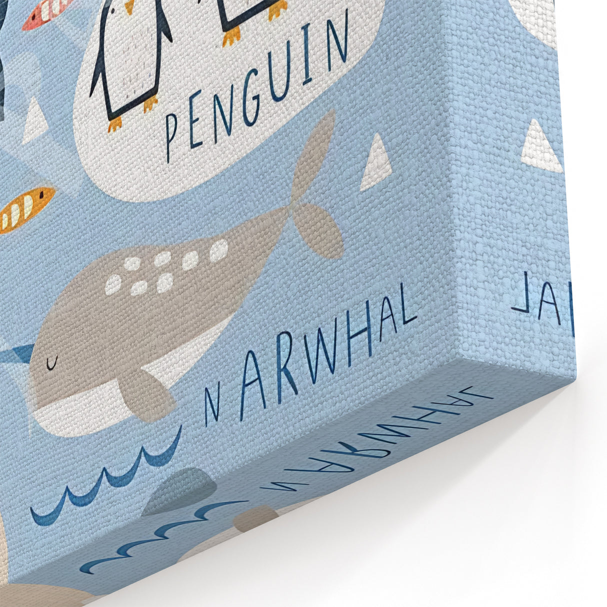 Kids Wall Art Prints - Arctic Animal Nursery Wall Art for Boys