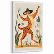 Children's Room Decor - Dancing Cheetah Playroom Wall Art
