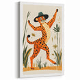Children's Room Decor - Dancing Cheetah Playroom Wall Art