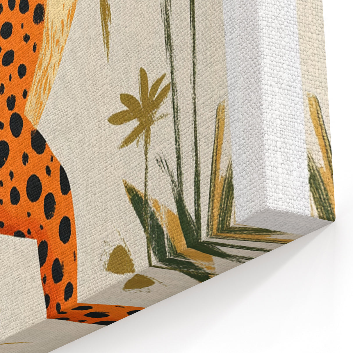 Children's Room Decor - Dancing Cheetah Playroom Wall Art