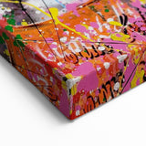 Vibrant Pop Art Wall Art - Graffiti Soup Can Canvas Print