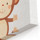 Playful Monkey Hanging - Boys Room Wall Art Kids Wall Art Prints