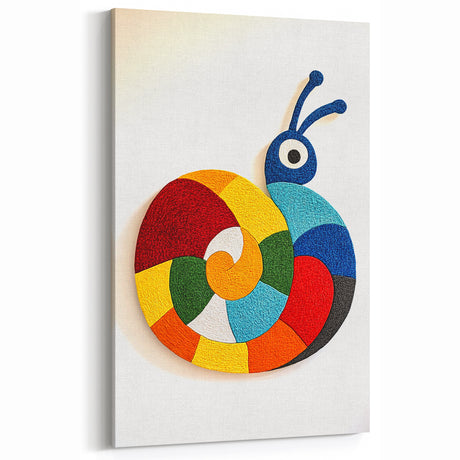 Colorful Snail - Boys Room Wall Art Kids Wall Art Prints