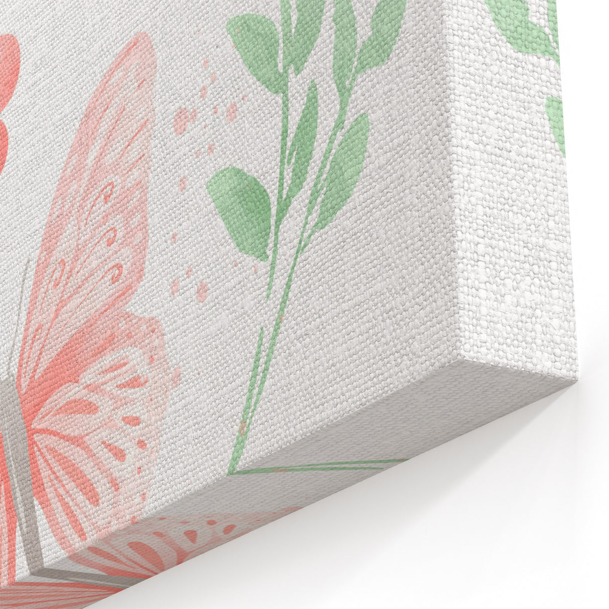 Butterfly and Floral Girls Room Wall Art – Nursery Print