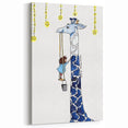 Starry Giraffe - Boys Wall Art Prints Children's Room Decor