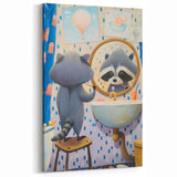 Morning Raccoon - Boys Room Wall Art Kids Wall Art Prints