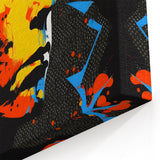Vibrant Pop Art Canvas - Bold Geometric Portrait Wall Art Print