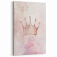 Princess Crown Girls Room Wall Art – Royal Nursery Print