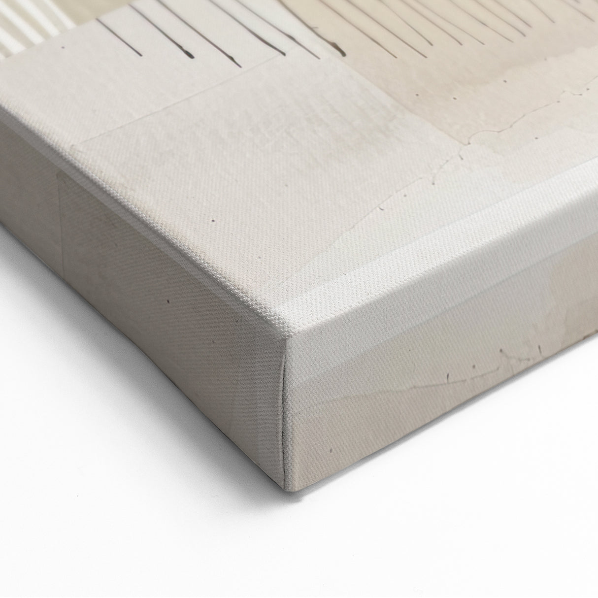 Contemporary Dining Art Pieces - Neutral Abstract Canvas