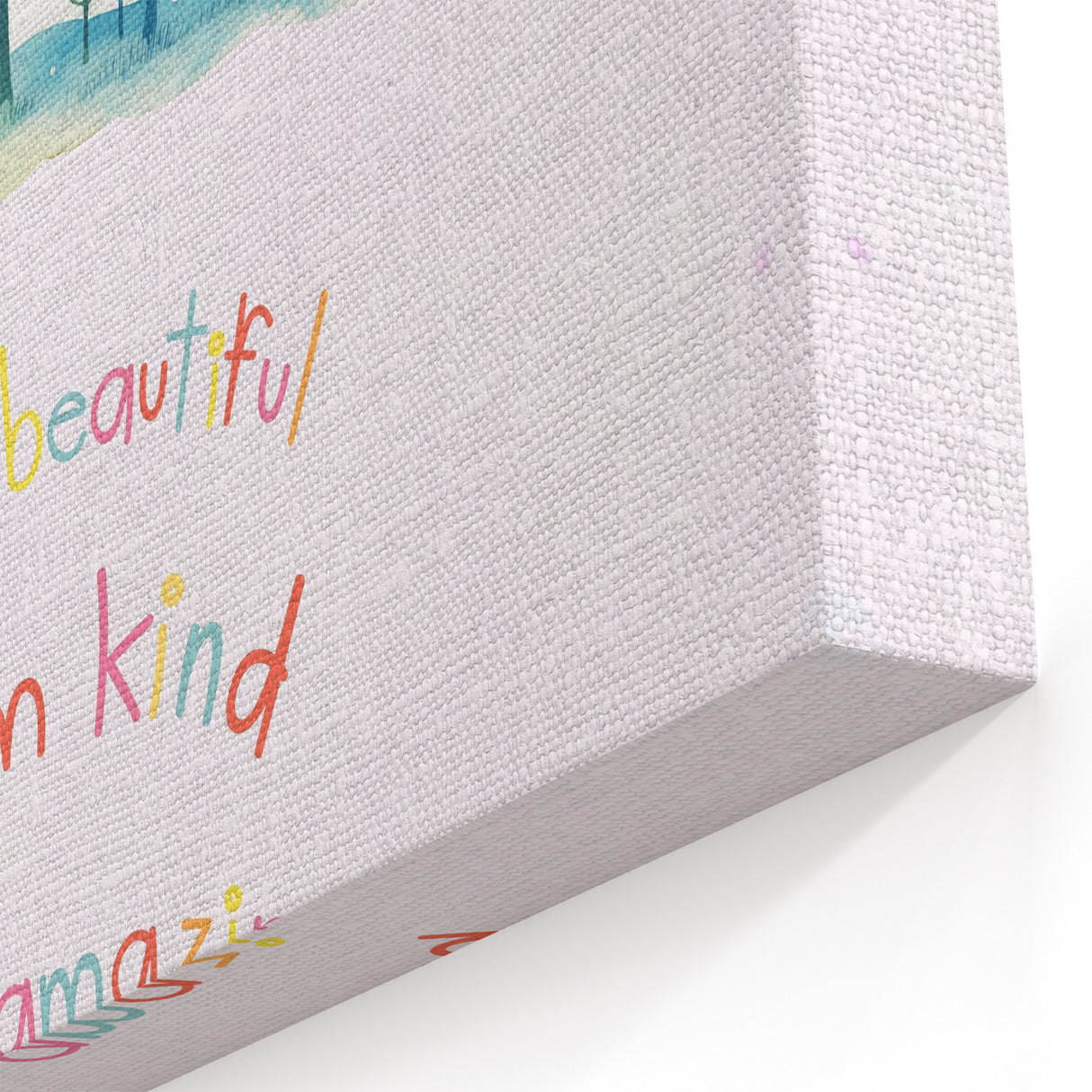 Nursery Wall Art – Inspirational Rainbow Print for Kids' Rooms