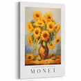Sunflower Bouquet Living Room Wall Art – Modern Canvas Print