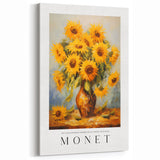 Sunflower Bouquet Living Room Wall Art – Modern Canvas Print