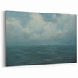 Vintage Landscape Art - Calm Ocean and Sky