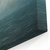 Vintage Landscape Art - Calm Ocean and Sky