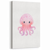 Nursery Wall Art – Cute Watercolor Jellyfish for Kids' Rooms