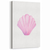 Girls Room Wall Art – Watercolor Seashell Nursery Decor Print
