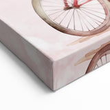 Girls Bedroom Art – Dreamy Bicycle and Roses Watercolor Print