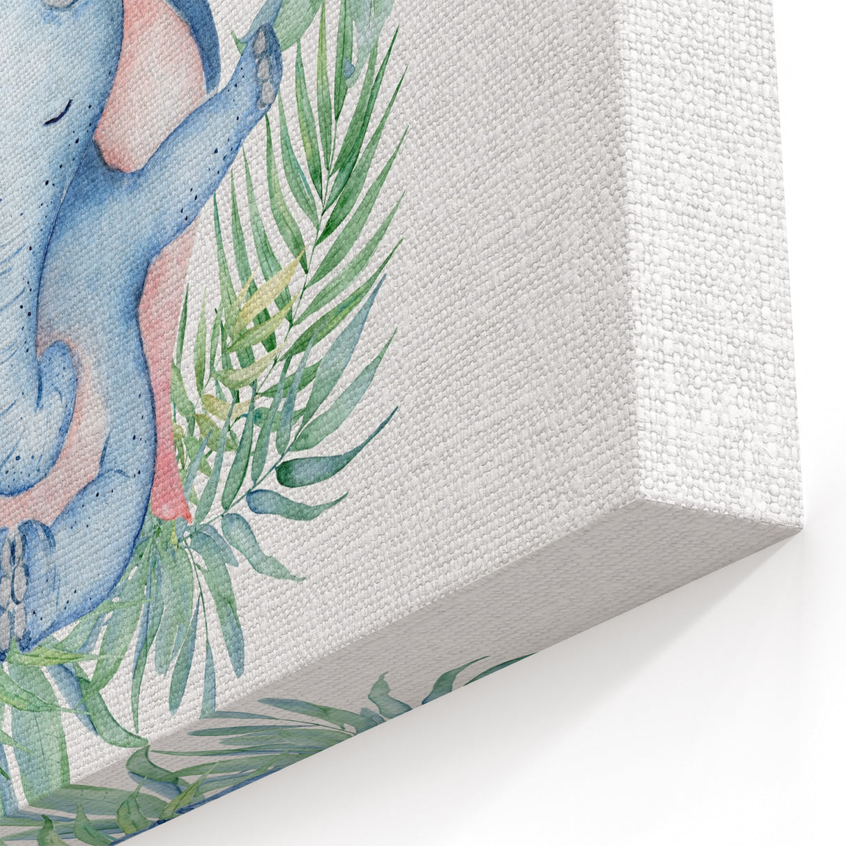 Personalized Kids Art – Meditative Elephant Nursery Wall Decor