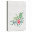 Girls Room Wall Art – Watercolor Tropical Floral Nursery Print