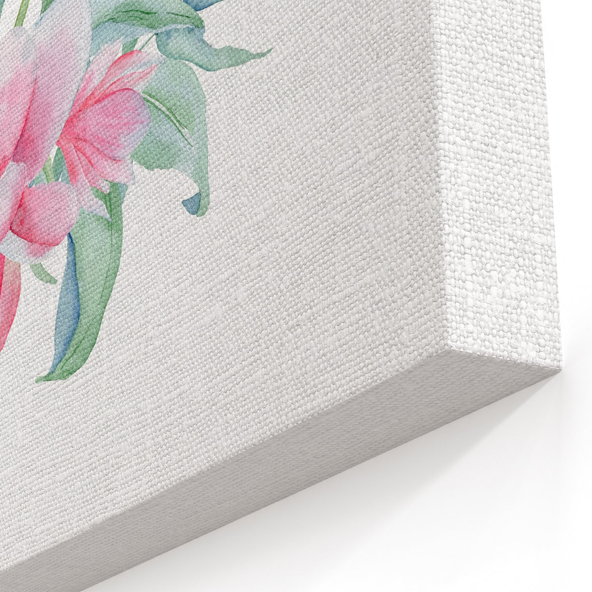 Pink Floral Girls Room Wall Art - Nursery & Kids Room Art Prints