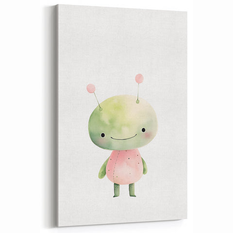 Playroom Wall Art - Adorable Alien Kids Room Art Prints