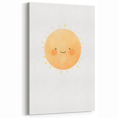 Children's Wall Decor - Happy Sun Kids Room Art Prints