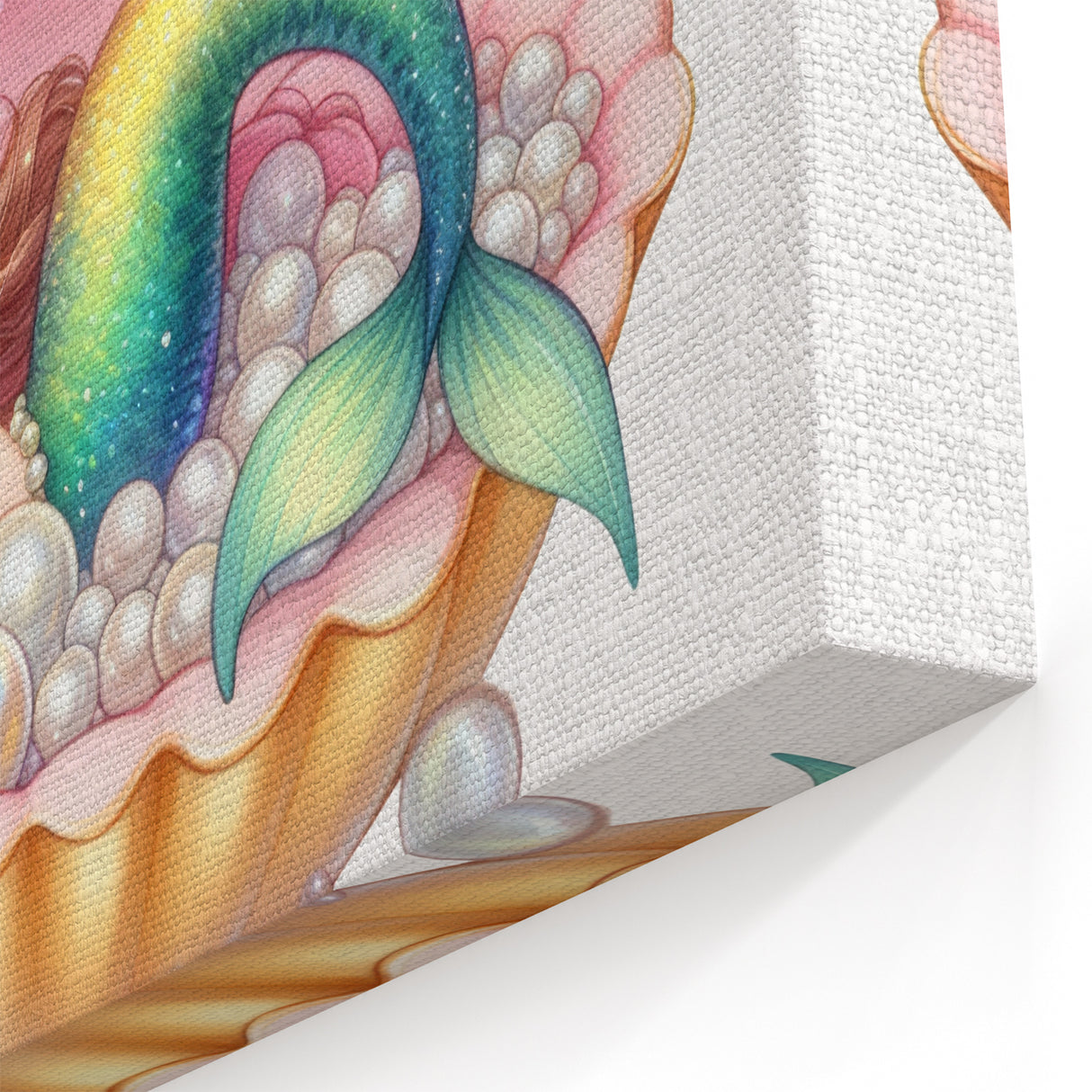 Personalized Kids Art - Mermaid Dreamland Girls Bedroom Decor