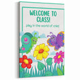 Welcome to Class - Kids Educational Wall Art for Classrooms & Nurseries