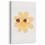 Kids Room Art Prints - Cheerful Yellow Daisy Playroom Decor