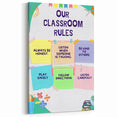 Classroom Rules Kids Educational Wall Art – Learning Poster
