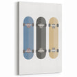 Modern Typography Skateboard Art Print – Minimalist Wall Decor