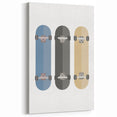 Modern Typography Skateboard Art Print – Minimalist Wall Decor