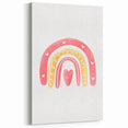 Children’s Wall Decor - Heart Rainbow Kids Room Art Print