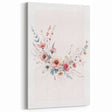 Girls Room Wall Art - Elegant Floral Botanical Kids Room Print
