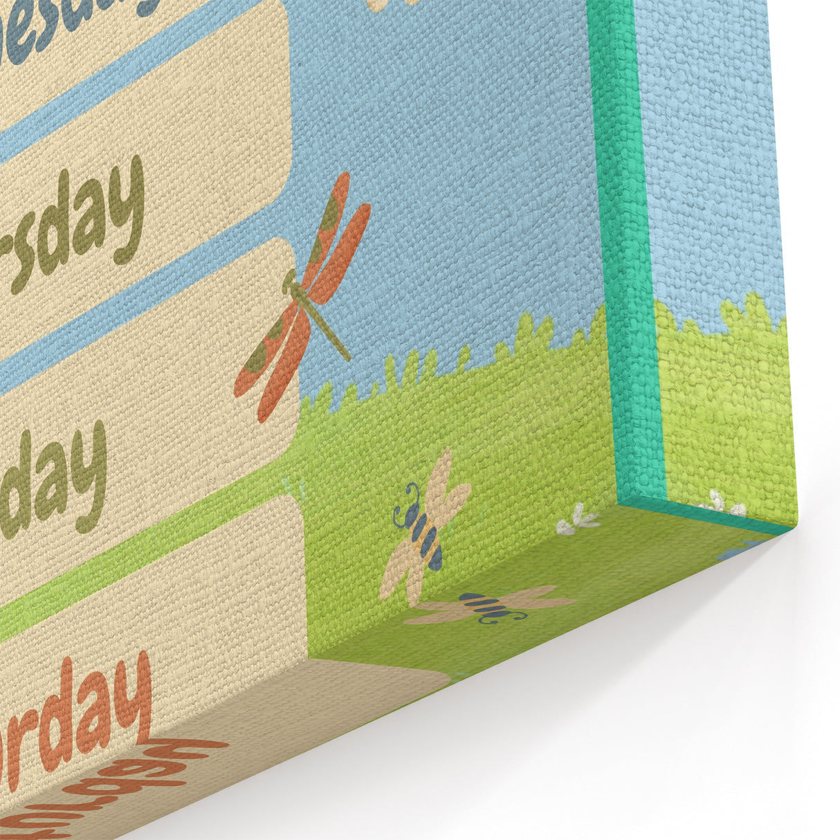Days of the Week Kids Educational Wall Art – Learning Poster