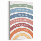 Affirmation Typography Art Print – Inspirational Rainbow Decor