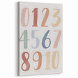 Numbers Kids Educational Wall Art – Minimalist Learning Print